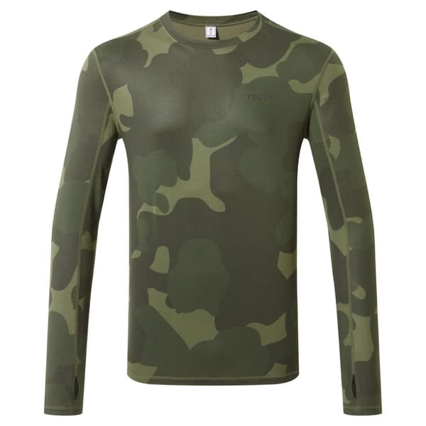 TOG24 Mens Snowdon Pixelated Camo Thermal Top