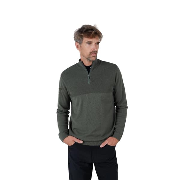 Stuburt Mens Tawny Lightweight Half Zip Sweater Top