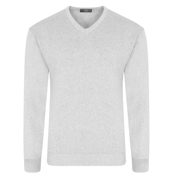 CastlePoint Stickad jumper med V-ringning för män