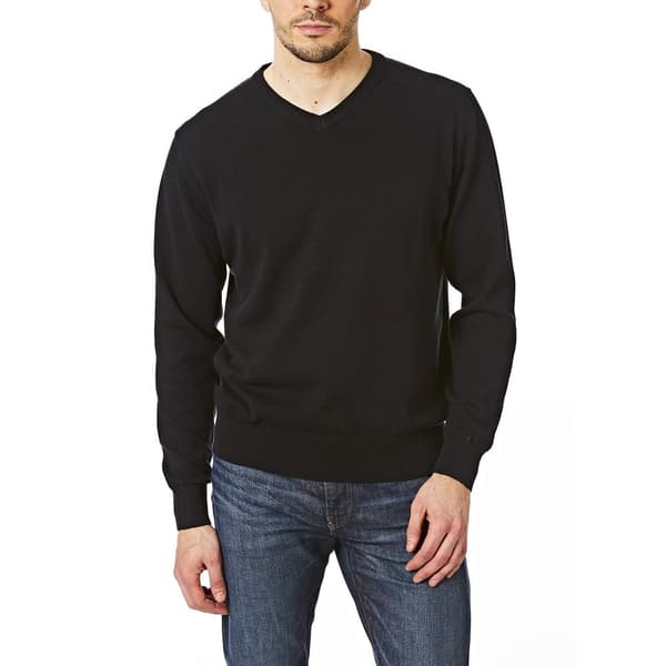 CastlePoint Stickad jumper med V-ringning för män