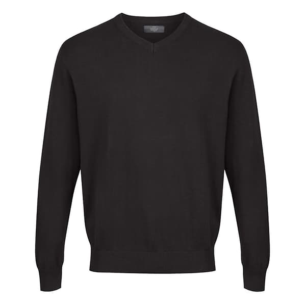 CastlePoint Stickad jumper med V-ringning för män