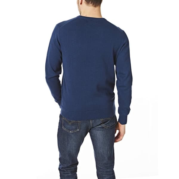 CastlePoint Stickad jumper med V-ringning för män
