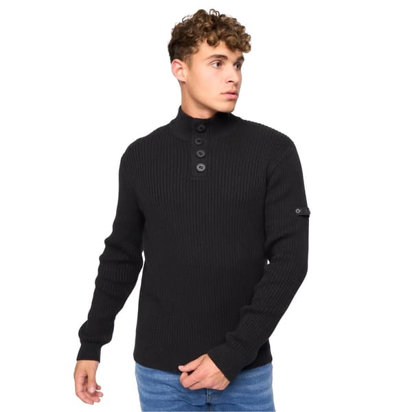 Crosshatch Mens Wellburys Chunky Knit Jumper