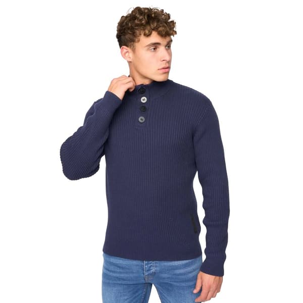 Crosshatch Mens Wellburys Chunky Knit Jumper