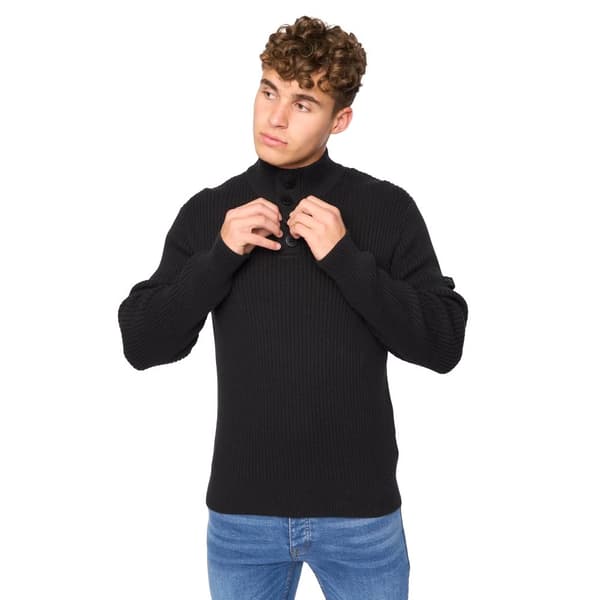 Crosshatch Mens Wellburys Chunky Knit Jumper