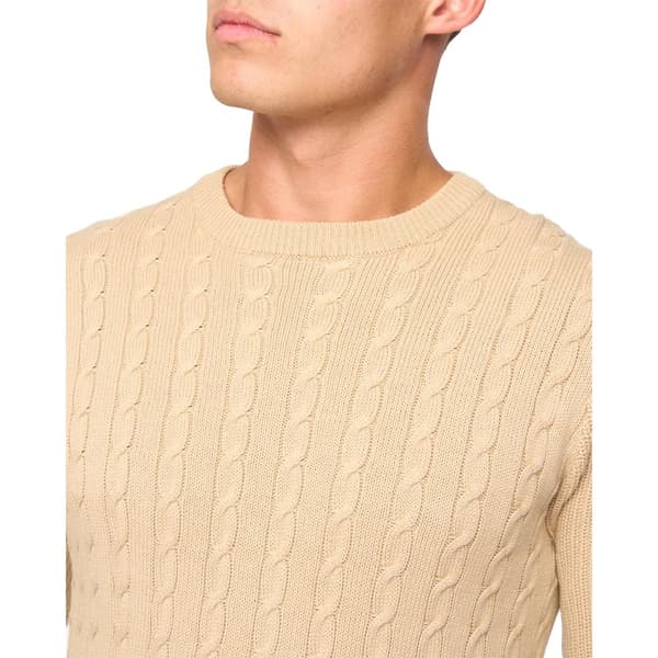 Crosshatch Mens Kabstars Cable Knit Pullover