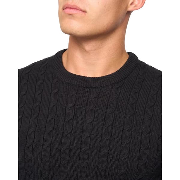 Crosshatch Mens Kabstars Cable Knit Pullover