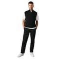 Miniatyrbilde 3 av 3: Maine Mens Knitted Zip Neck Sleeveless Pullover