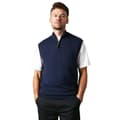 Miniatyrbilde 1 av 3: Maine Mens Knitted Zip Neck Sleeveless Pullover