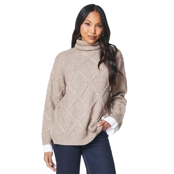 Principles Womens/Ladies 2 in 1 Diamond Stitch Jumper