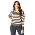 Miniatyrbild 1 av 3: Principles Womens/Ladies Stripe Quarter Zip Jumper