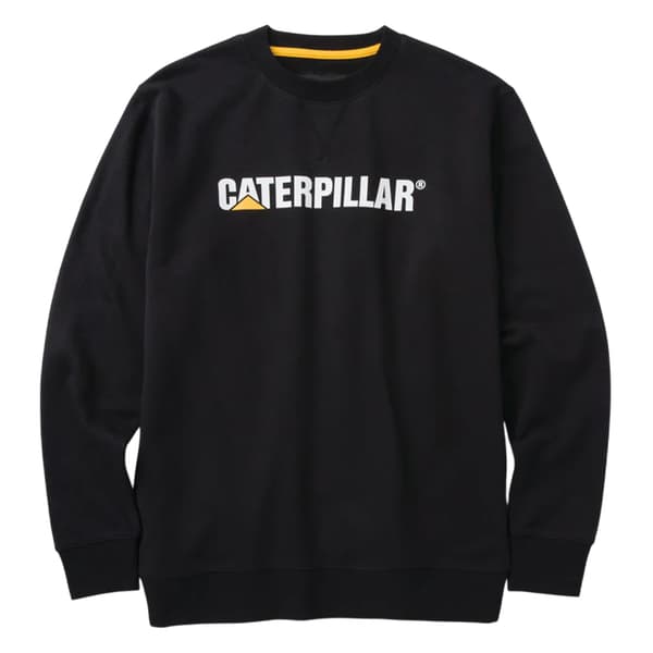 Caterpillar Mens Logo Midweight Crew Neck Jumper