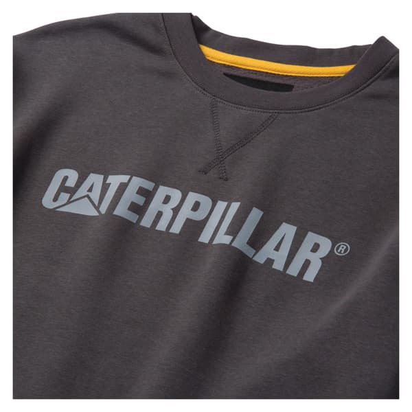 Caterpillar Mens Logo Midweight Crew Neck Jumper
