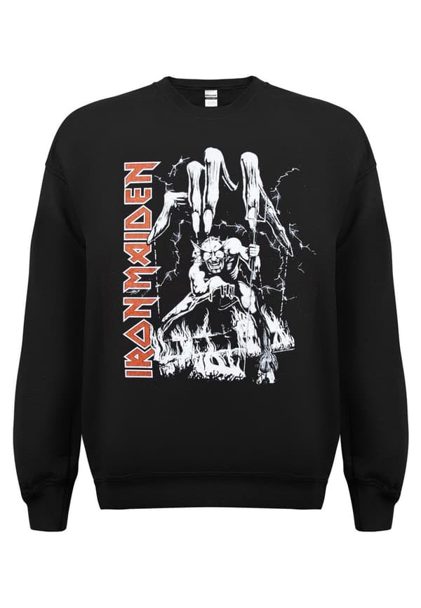 Iron maiden Number Of The Beast Big Hand Sweatshirt
