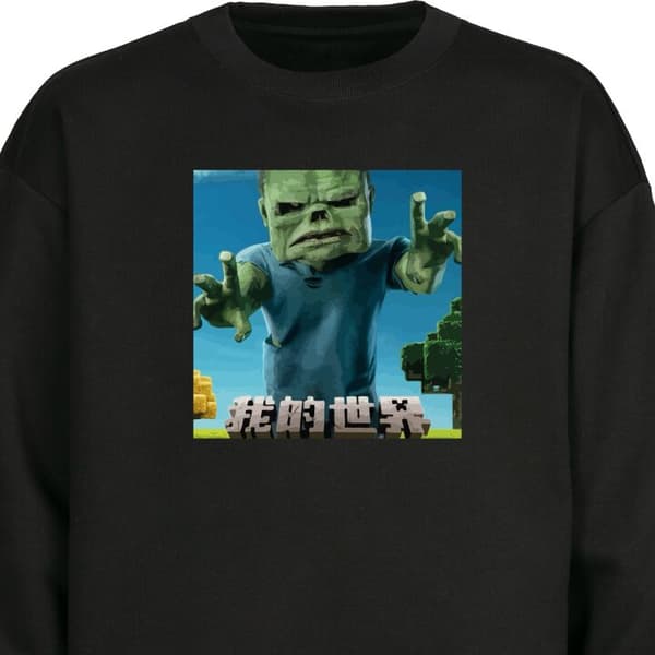 Barn Sweatshirt | Bekväm och Stilren Collegetröja A Minecraft Movie