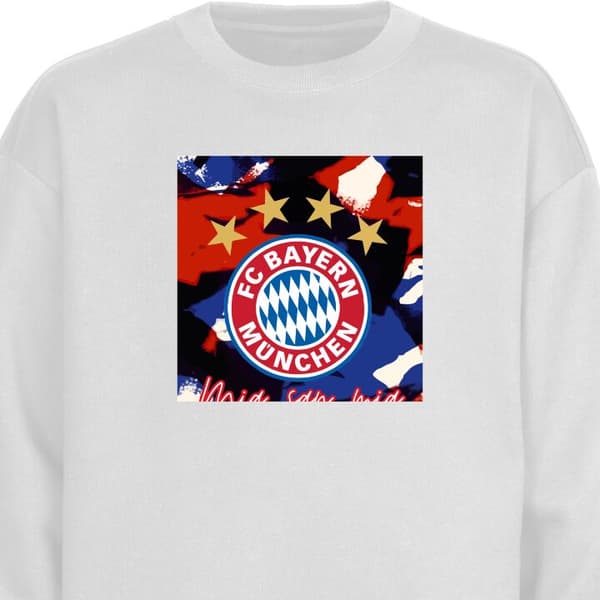 Sweatshirt | Komfortabel Collegegenser for Voksne FC Bayern Mü