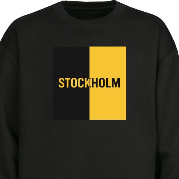 Sweatshirt | Bekväm Collegetröja för Vuxna Stockholm – fotboll