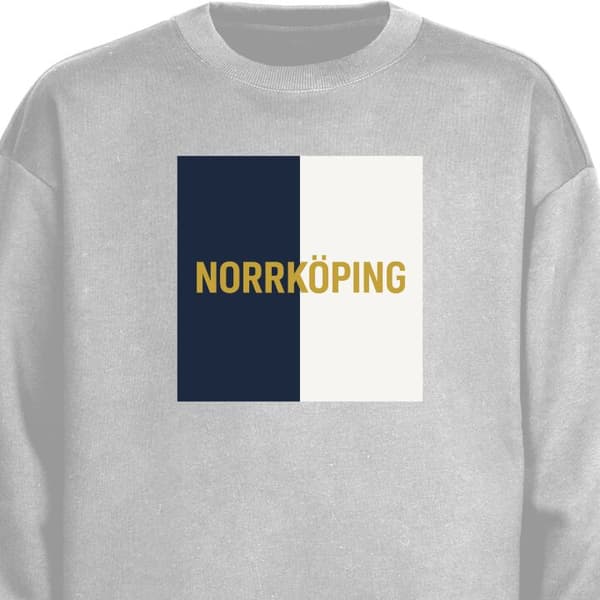Sweatshirt | Bekväm Collegetröja för Vuxna Norrköping – fotbol