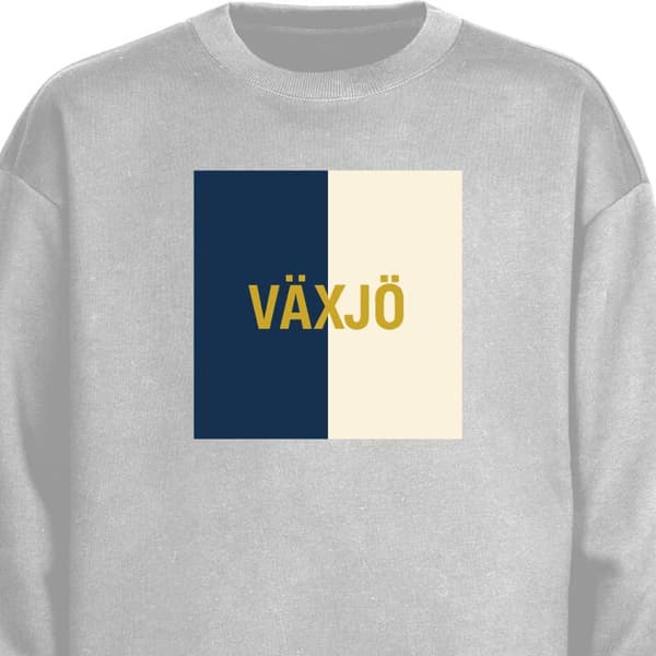 Sweatshirt | Bekväm Collegetröja för Vuxna Växjö – fotboll Grå XX-Large