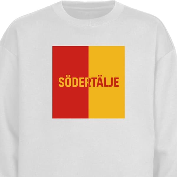 Sweatshirt | Komfortabel Collegegenser for Voksne Södertälje – Hvit XX-Large