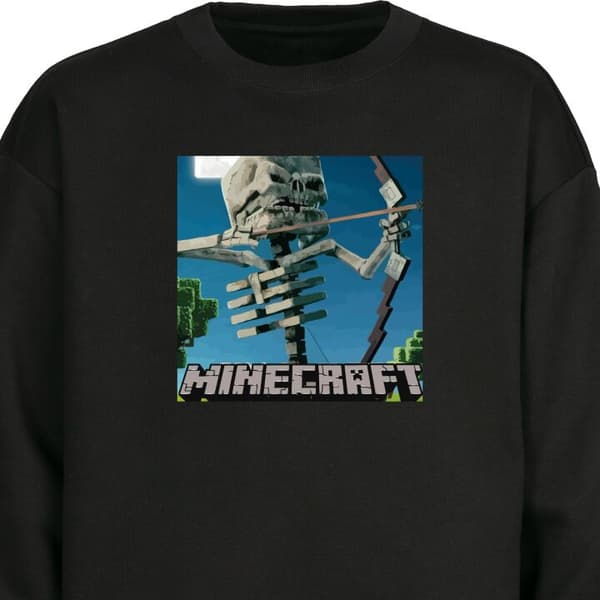 Sweatshirt | Bekväm Collegetröja för Vuxna A Minecraft Movie