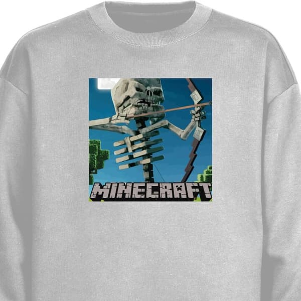 Sweatshirt | Behagelig Collegebluse til Voksne A Minecraft Mov