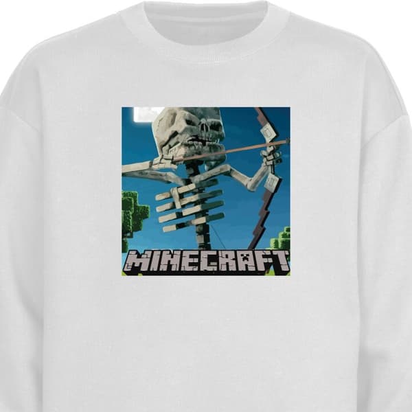 Sweatshirt | Behagelig Collegebluse til Voksne A Minecraft Mov
