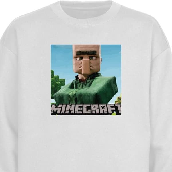 Sweatshirt | Bekväm Collegetröja för Vuxna A Minecraft Movie