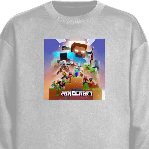 Lasten Paita | Mukava ja Tyylikäs Collegepaita Minecraft