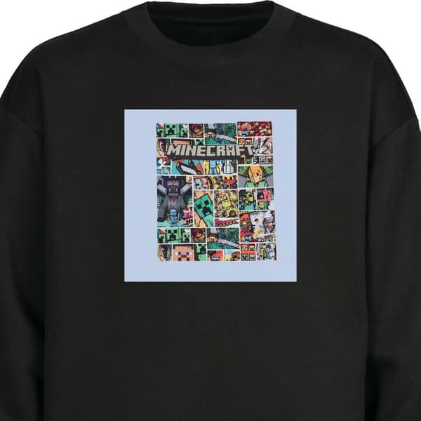 Barn Sweatshirt | Bekväm och Stilren Collegetröja Minecraft Ar Svart 7-8 År