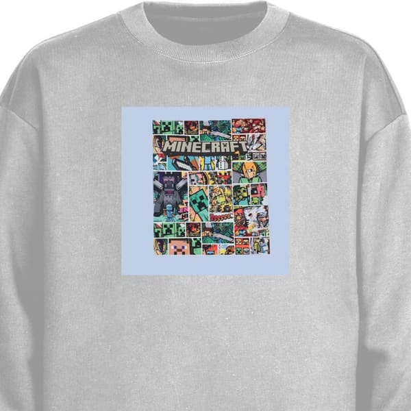 Barn Sweatshirt | Bekväm och Stilren Collegetröja Minecraft Ar
