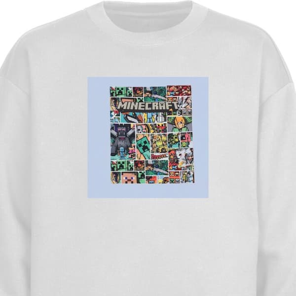 Barn Sweatshirt | Bekväm och Stilren Collegetröja Minecraft Ar