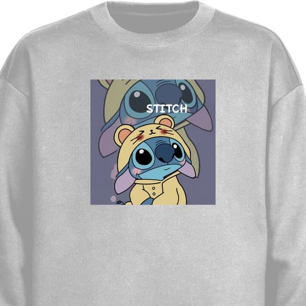 Sweatshirt | Bekväm Collegetröja för Vuxna Stitch