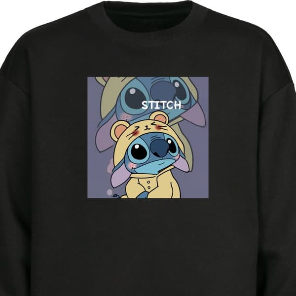 Sweatshirt | Bekväm Collegetröja för Vuxna Stitch