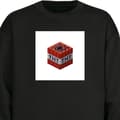 Miniatyrbilde 1 av 4: Sweatshirt | Komfortabel Collegegenser for Voksne Minecraft TNT