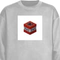 Miniatyrbilde 1 av 4: Sweatshirt | Komfortabel Collegegenser for Voksne Minecraft TNT