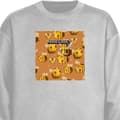 Miniatyrbilde 1 av 4: Sweatshirt | Komfortabel Collegegenser for Voksne Minecraft Bi