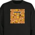 Miniatyrbilde 1 av 4: Sweatshirt | Komfortabel Collegegenser for Voksne Minecraft Bi
