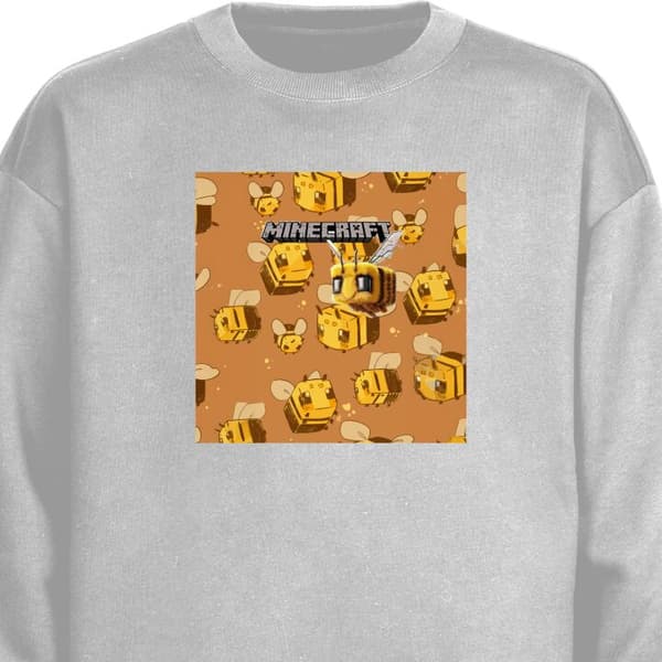 Sweatshirt | Komfortabel Collegegenser for Voksne Minecraft Bi