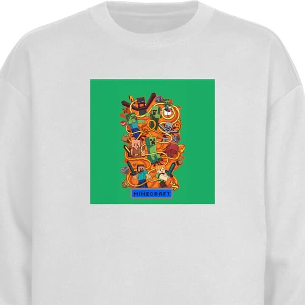 Sweatshirt | Komfortabel Collegegenser for Voksne Minecraft