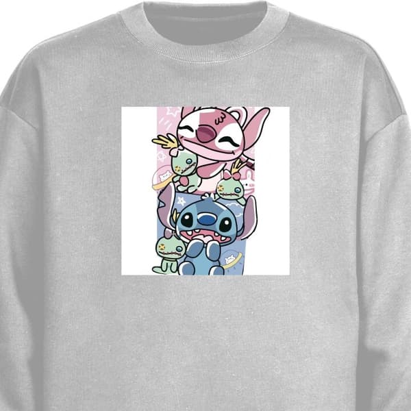 Sweatshirt | Behagelig Collegebluse til Voksne Stitch