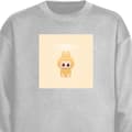 Miniatyrbilde 1 av 4: Sweatshirt | Komfortabel Collegegenser for Voksne Pop mart lab