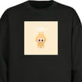 Miniatyrbild 1 av 4: Sweatshirt | Bekväm Collegetröja för Vuxna Pop mart labubu