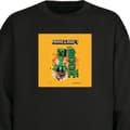 Miniatyrbilde 1 av 4: Sweatshirt | Komfortabel Collegegenser for Voksne Minecraft Boom