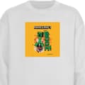 Miniatyrbilde 1 av 4: Sweatshirt | Komfortabel Collegegenser for Voksne Minecraft Boom