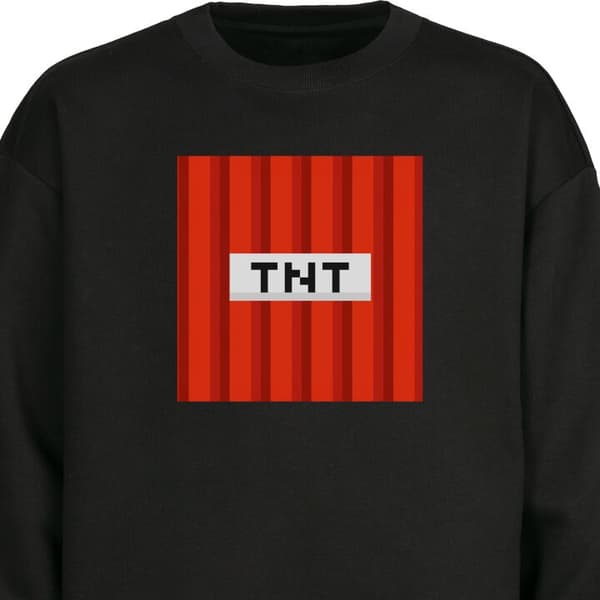 Sweatshirt | Bekväm Collegetröja för Vuxna Minecraft TNT