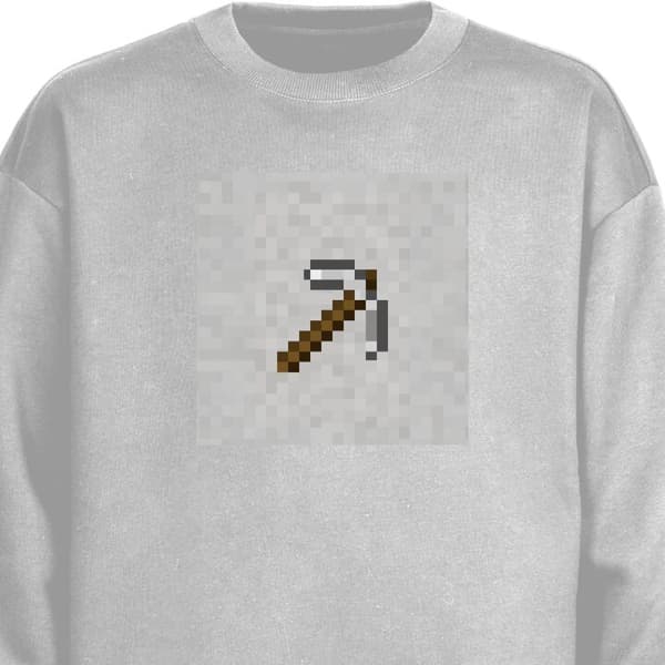 Sweatshirt | Bekväm Collegetröja för Vuxna Minecraft Tools