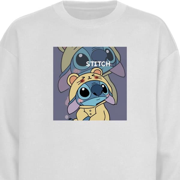 Sweatshirt | Bekväm Collegetröja för Vuxna Stitch