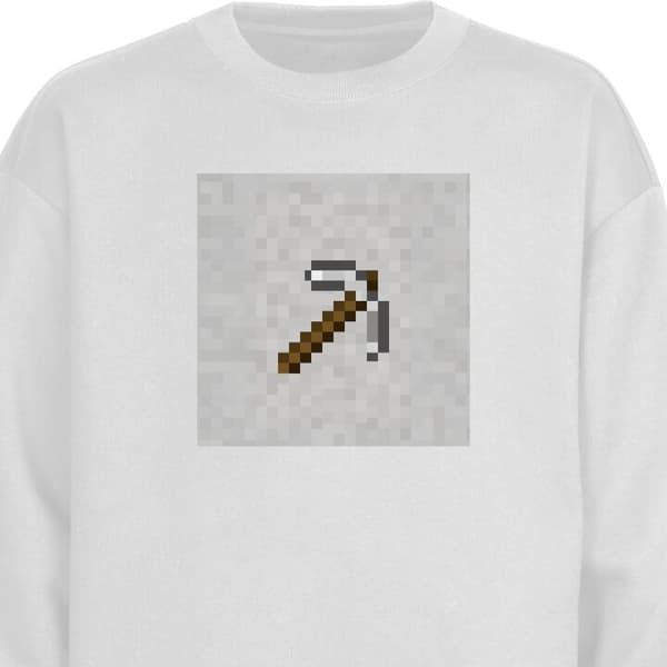 Sweatshirt | Behagelig Collegebluse til Voksne Minecraft Værktøjer