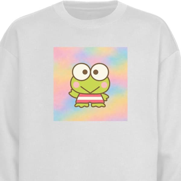 Sweatshirt | Komfortabel Collegegenser for Voksne Kawaii Sanri Hvit XX-Large